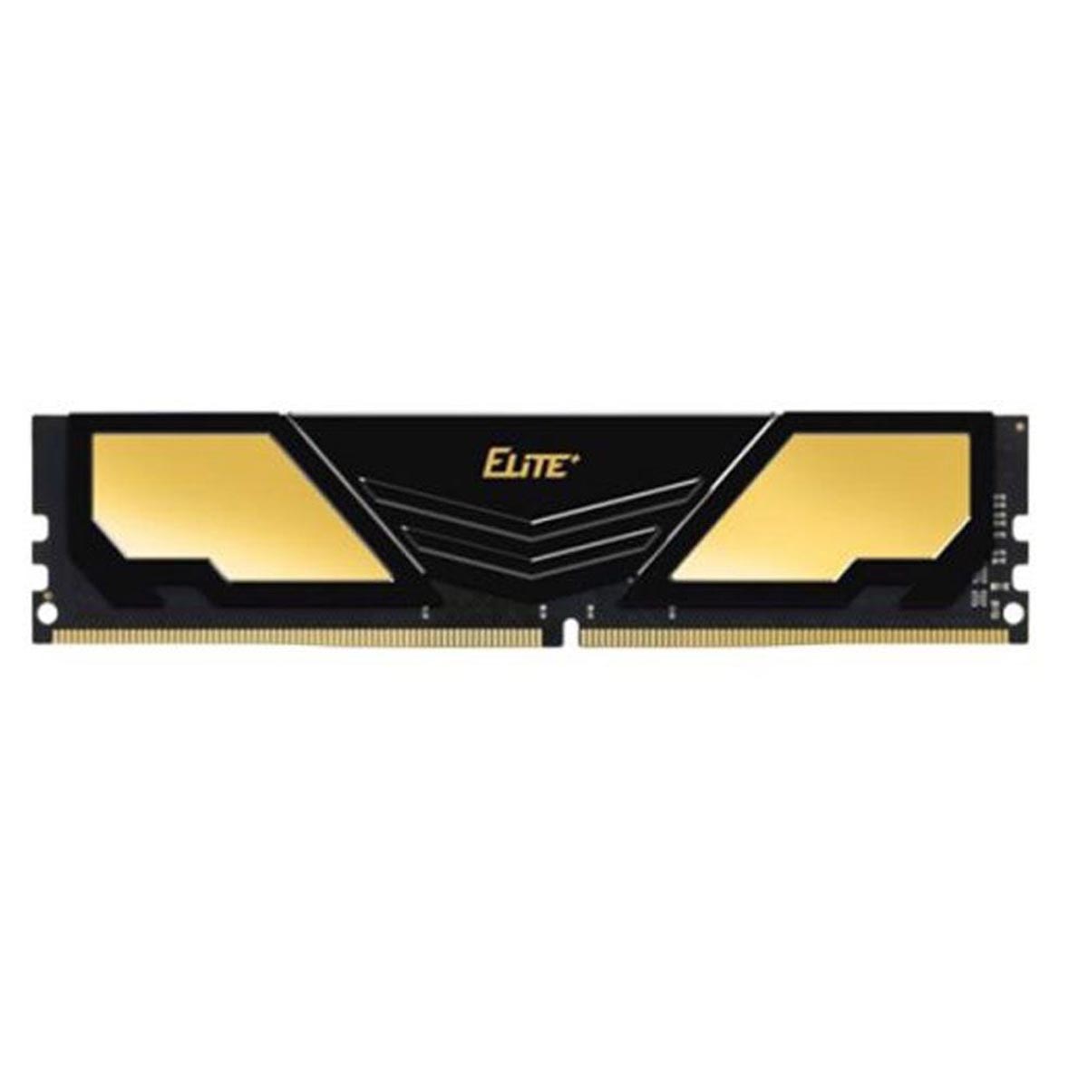 Ram DDR4 TEAMGROUP 16G/3200 C22 Elite Plus Vàng Tản Nhiệt (TPD416G3200HC22BK)