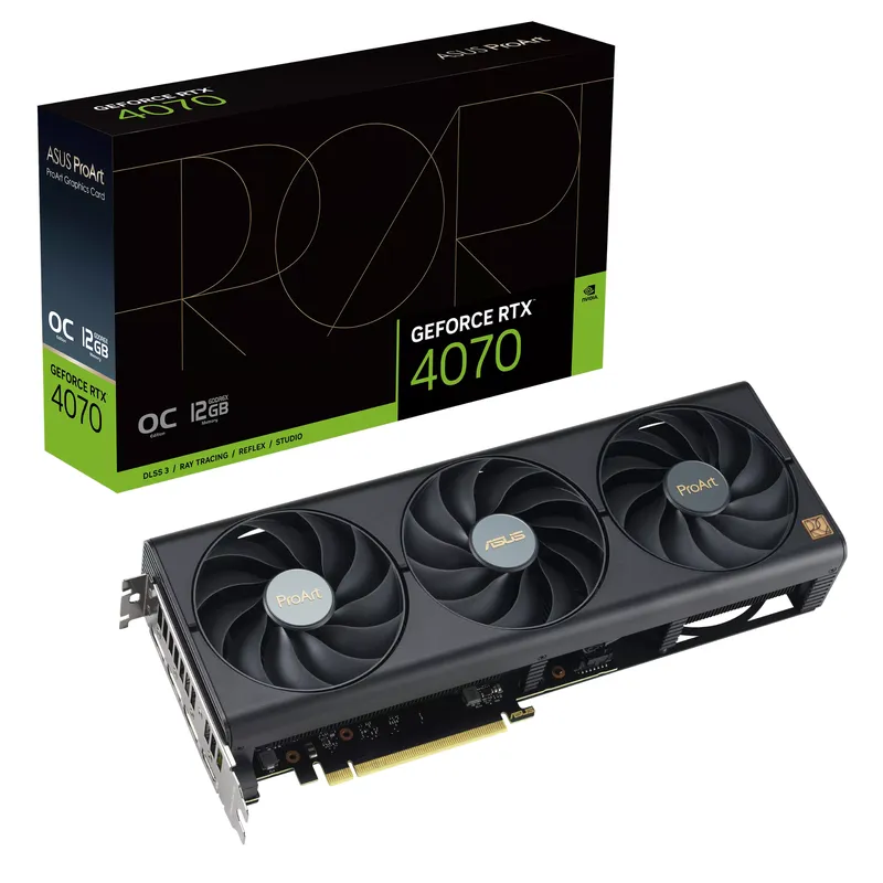 Card màn hình ASUS ProArt RTX 4070 OC edition 12GB GDDR6X (VGA-ASUS PROART-RTX4070-O12G)