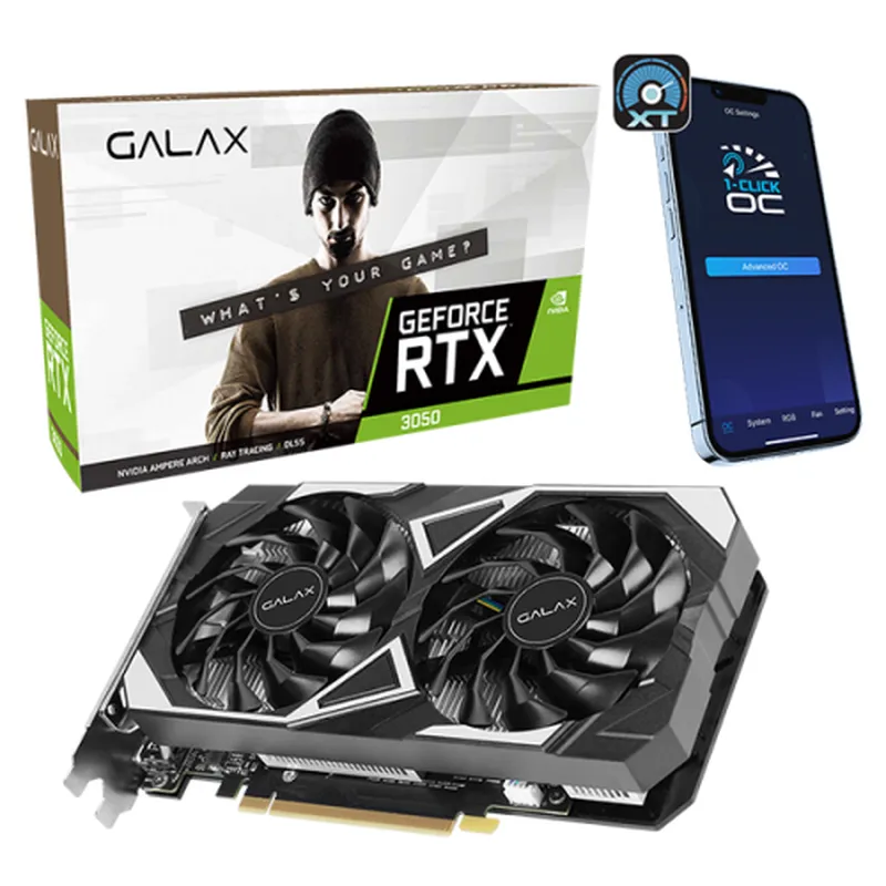 Card màn hình GALAX RTX 3050 6GB EX (35NRLDMD9OEX)