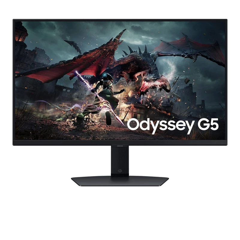 Màn Hình Máy Tính Samsung Odyssey G5 G50D QHD LS27DG502EEXXV | 27 inch, QHD, IPS, 180Hz, 1ms, phẳng