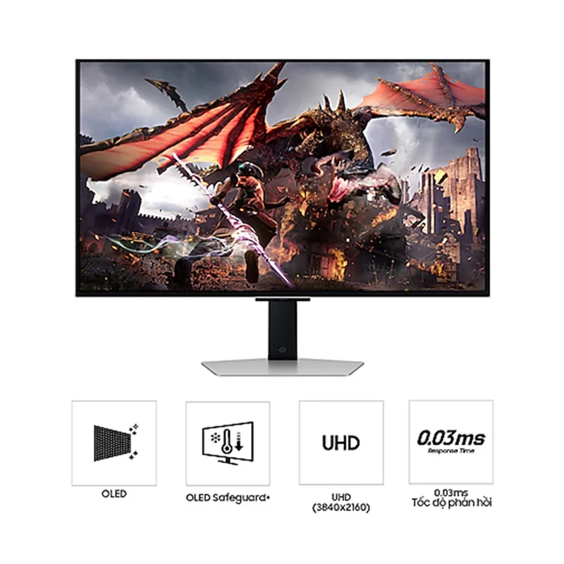 Màn Hình Máy Tính Samsung Odyssey OLED G8 G80SD UHD 240Hz LS32DG802SEXXV