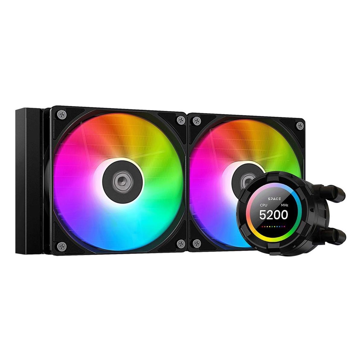 Tản nhiệt nước ID-Cooling Space SL240 XE LCD ARGB - Black