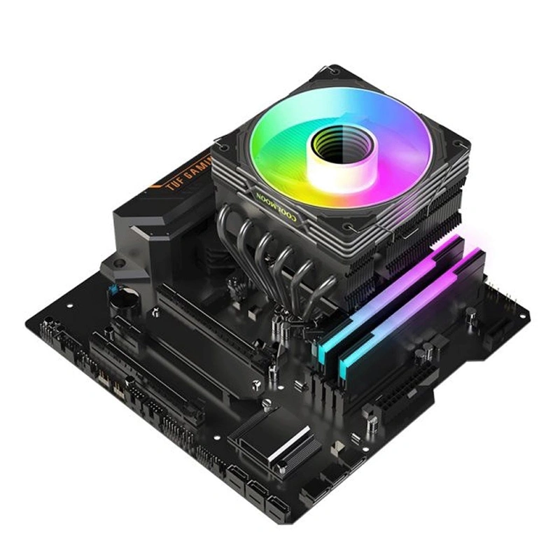 Tản nhiệt khí CPU CoolMoon T600 TopDown - Đen