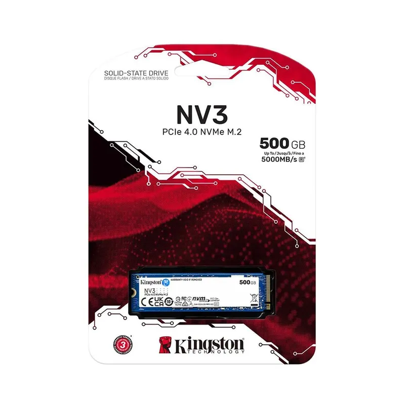 Ổ cứng SSD Kingston 500GB NV3 M.2 2280 NVMe (SNV3S/500G)