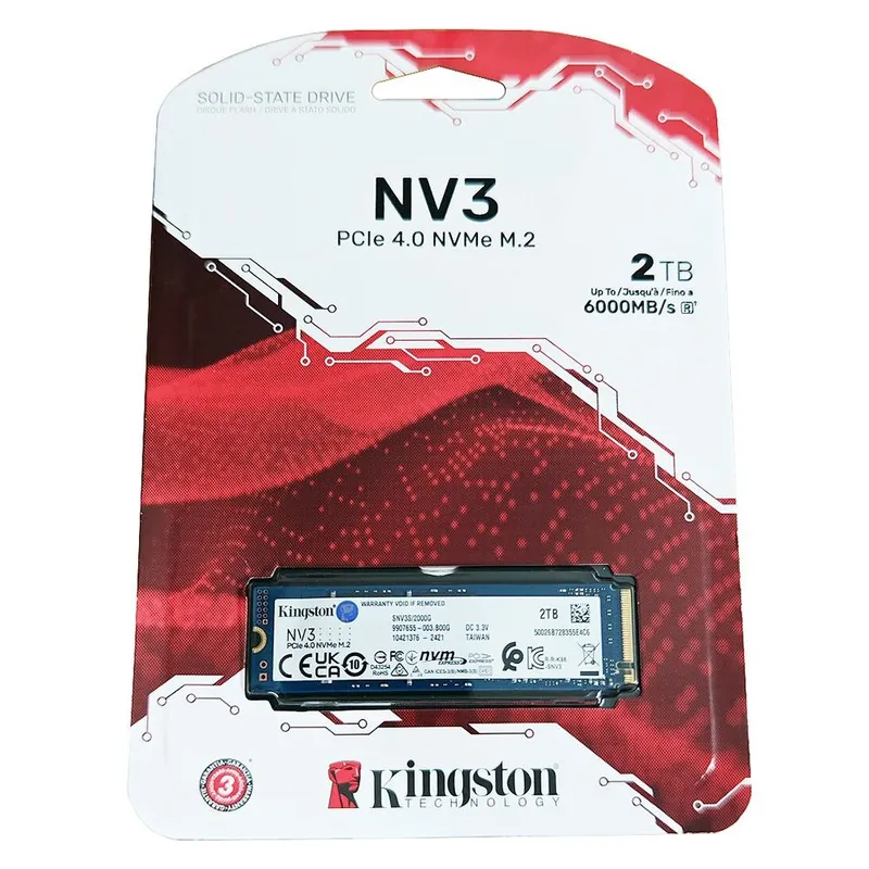 Ổ cứng SSD Kingston 2TB NV3 M.2 2280 NVMe (SNV3S/2000G)