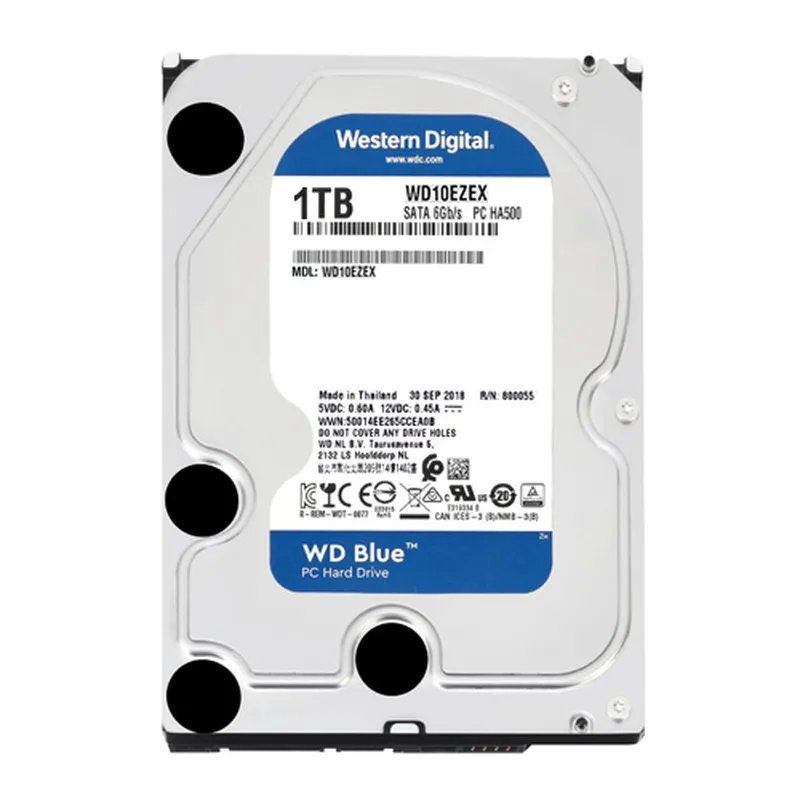 Ổ cứng HDD 1TB Western Blue Chính Hãng (WD10EZEX)