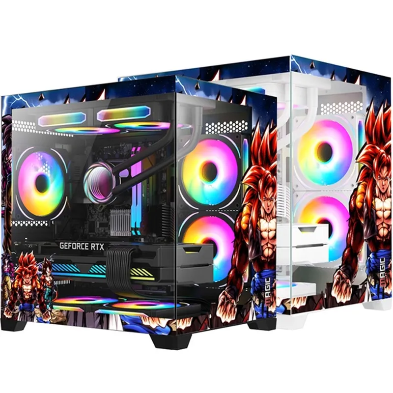 Vỏ case Magic Aqua M Ultra Plus Songoku - Trắng | Full M-ATX