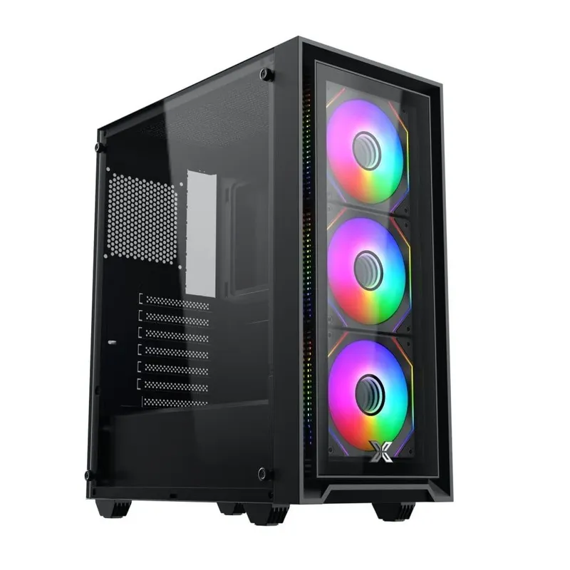 Vỏ Case Xigmatek FLY II Artic 3GF - White | Kèm sẵn 3 fan ARGB (EN 44670)