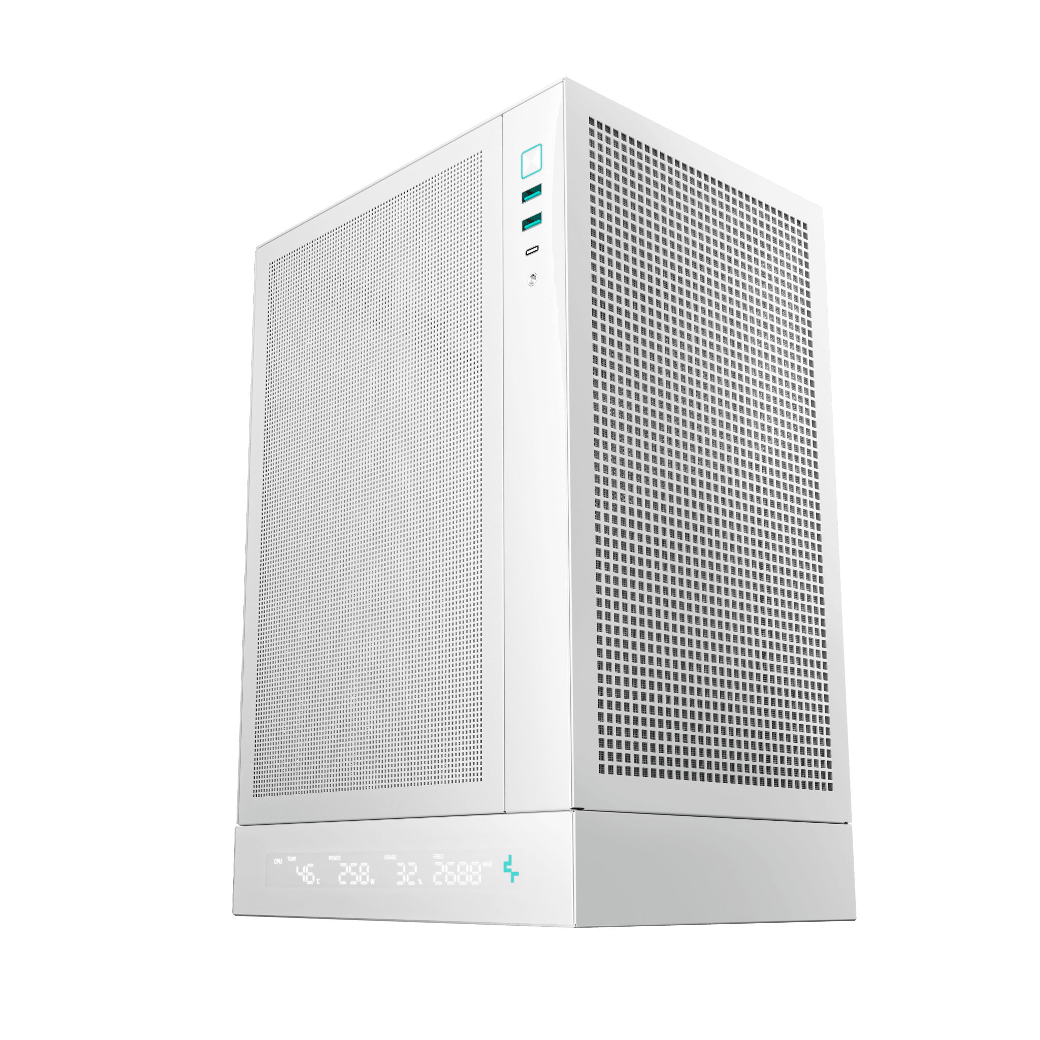 Vỏ Case Deepcool CH170 Digital - White | Không kèm fan