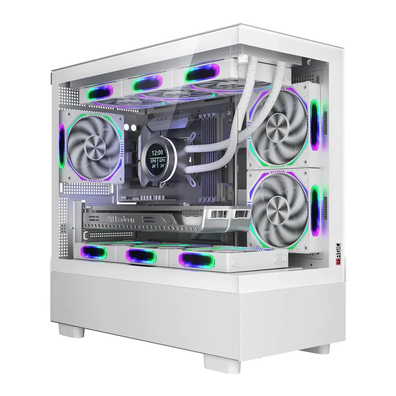 Vỏ case Magic MIX Tower Pro | Trắng, AIO 360, không kèm fan