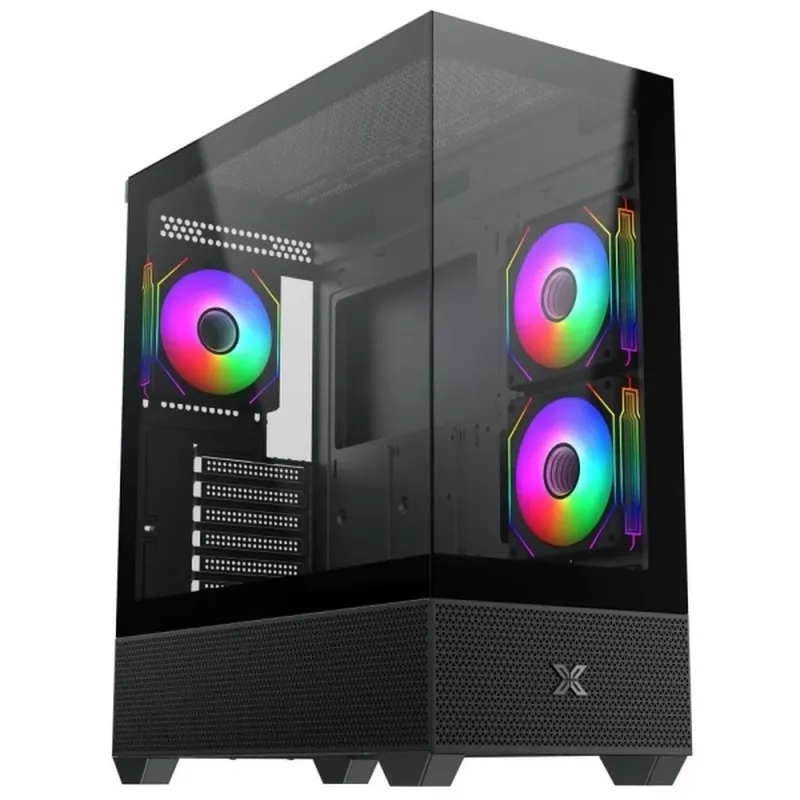 Vỏ Case Xigmatek Alphard Micro ATX - Trắng | Kèm sẵn 3 fan (EN 44113)