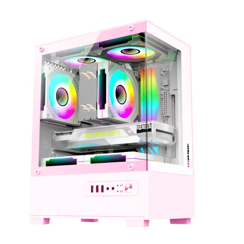 Vỏ Case Magic MIX - Hồng | Micro ATX, không kèm fan