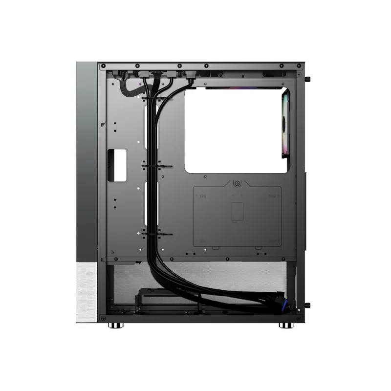 Vỏ Case Magic GM-04 Black White Air - Đen trắng | Kèm sẵn 3 fan