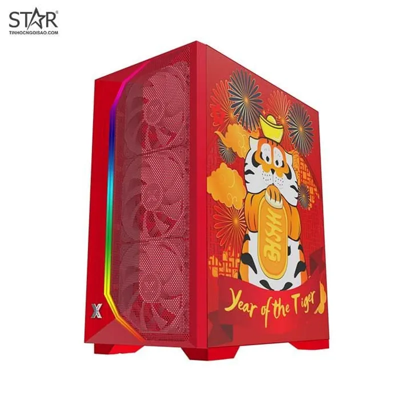 Vỏ case Xigmatek Gemini II EN49011 Year OF The Tiger 3 Fan