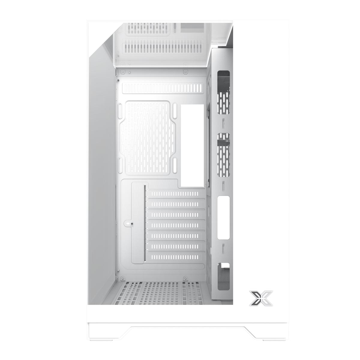 Hình ảnh vỏ Case Xigmatek Ocean ATX - White, thiết kế sang trọng, không kèm fan.