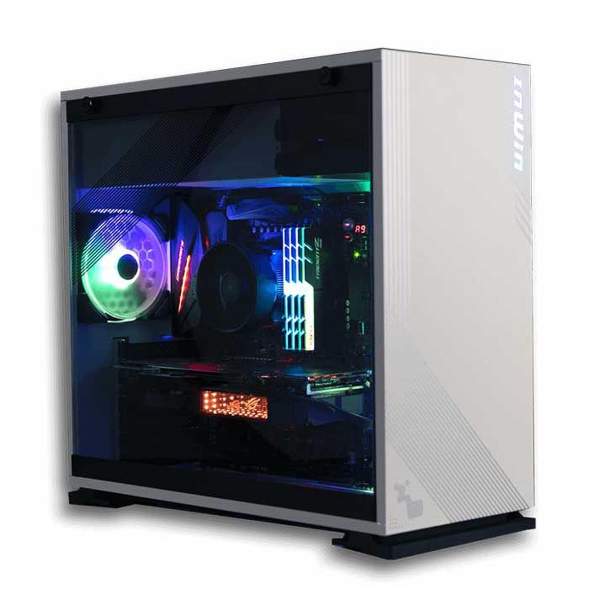 Vỏ Case InWin 103 White ATX Mid Tower có thiết kế trắng sang trọng và kính cường lực.