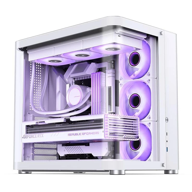 Vỏ case Jonsbo TK-2 ATX - Trắng