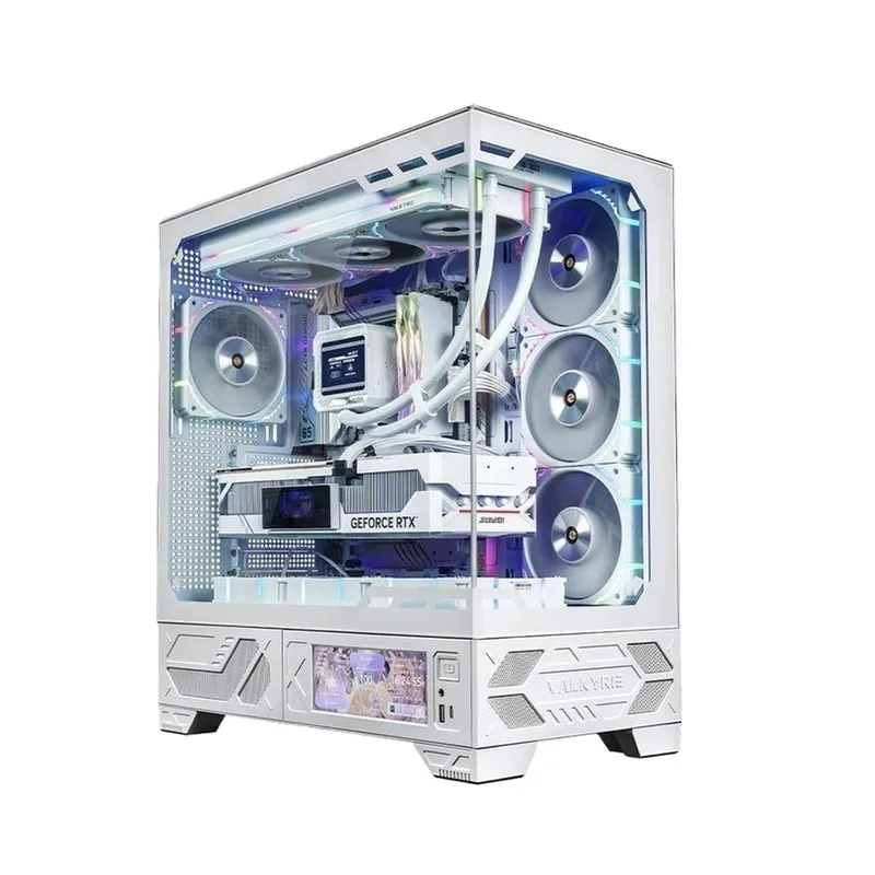 Vỏ Case VALKYRIE VK-03 ATX - White | Màn hình 6.2