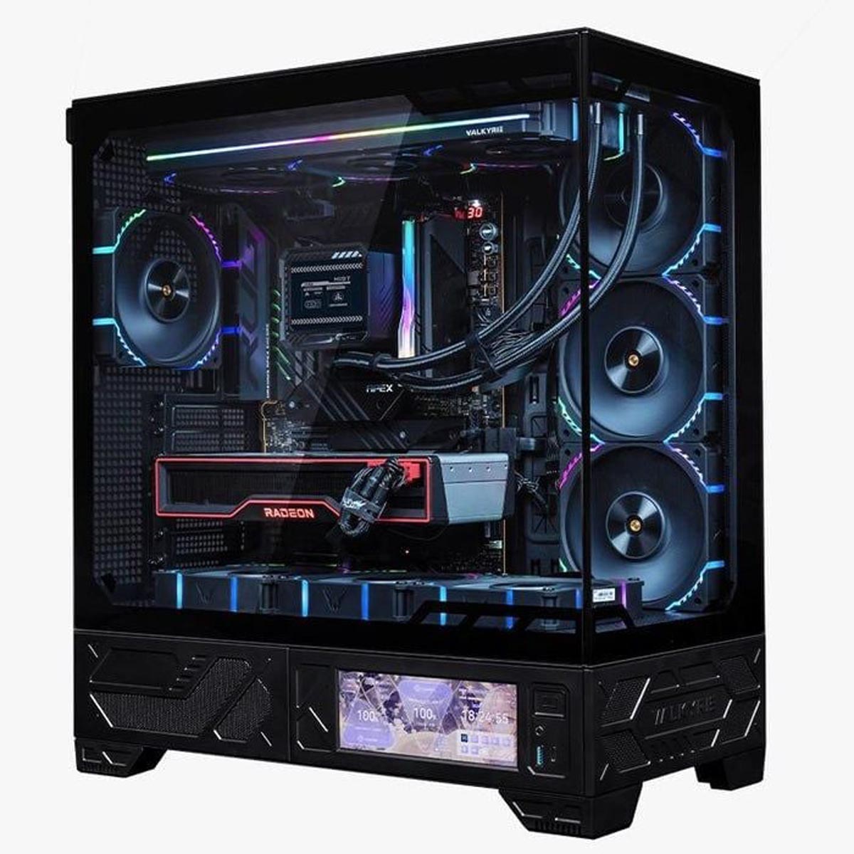 Vỏ Case VALKYRIE VK-03 ATX - Black | Màn hình 6.2