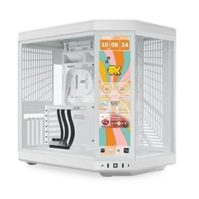 Vỏ Case Thermaltake View 170 TG ARGB Snow Micro Chassis - White | Sẵn 3 fan ARGB (CA-1Z4-00M6WN-00)