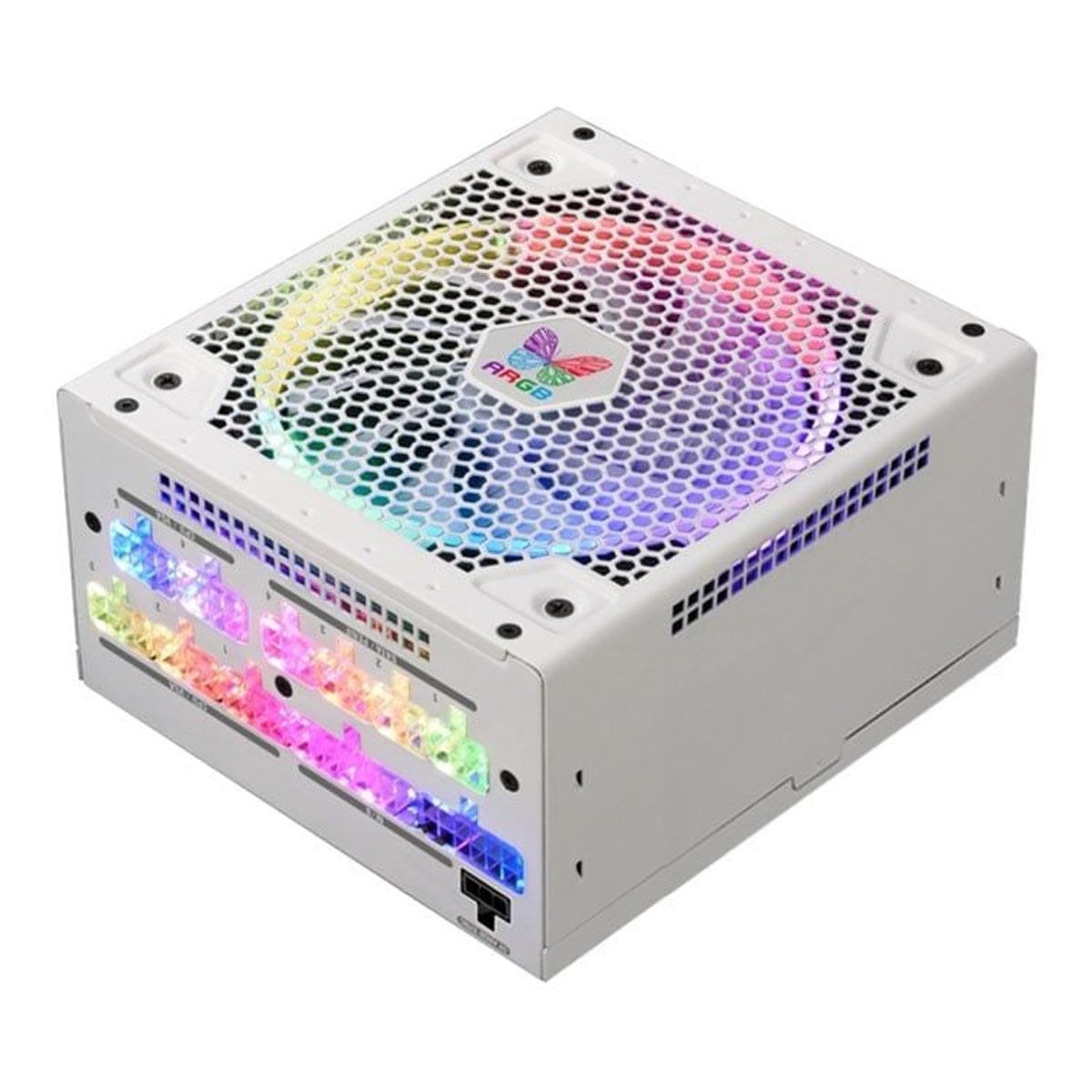 Nguồn Máy Tính Super Flower Leadex III 850W White | 80 Plus Gold, PCIe 5.0, ARGB, Trắng