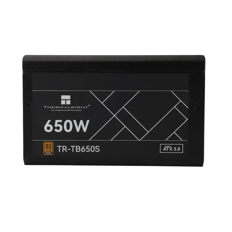 Nguồn Máy Tính Thermalright TB-650S nhập khẩu - Đen | 650W, 80 Plus Bronze, ATX 3.0
