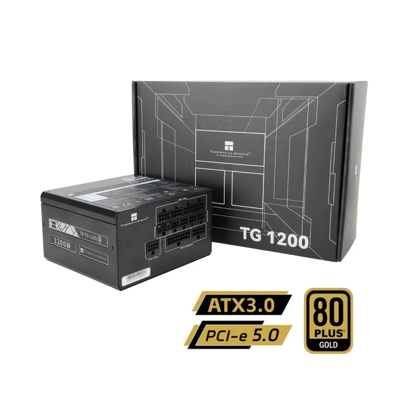 Nguồn Máy Tính Thermalright TG1200 nhập khẩu - Trắng | 1200W, 80 Plus Gold, Full Modular