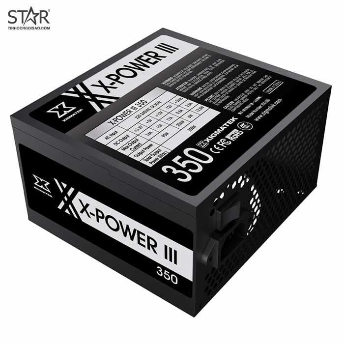 Nguồn Máy Tính Xigmatek X-Power III 350 | 250W, EN49608