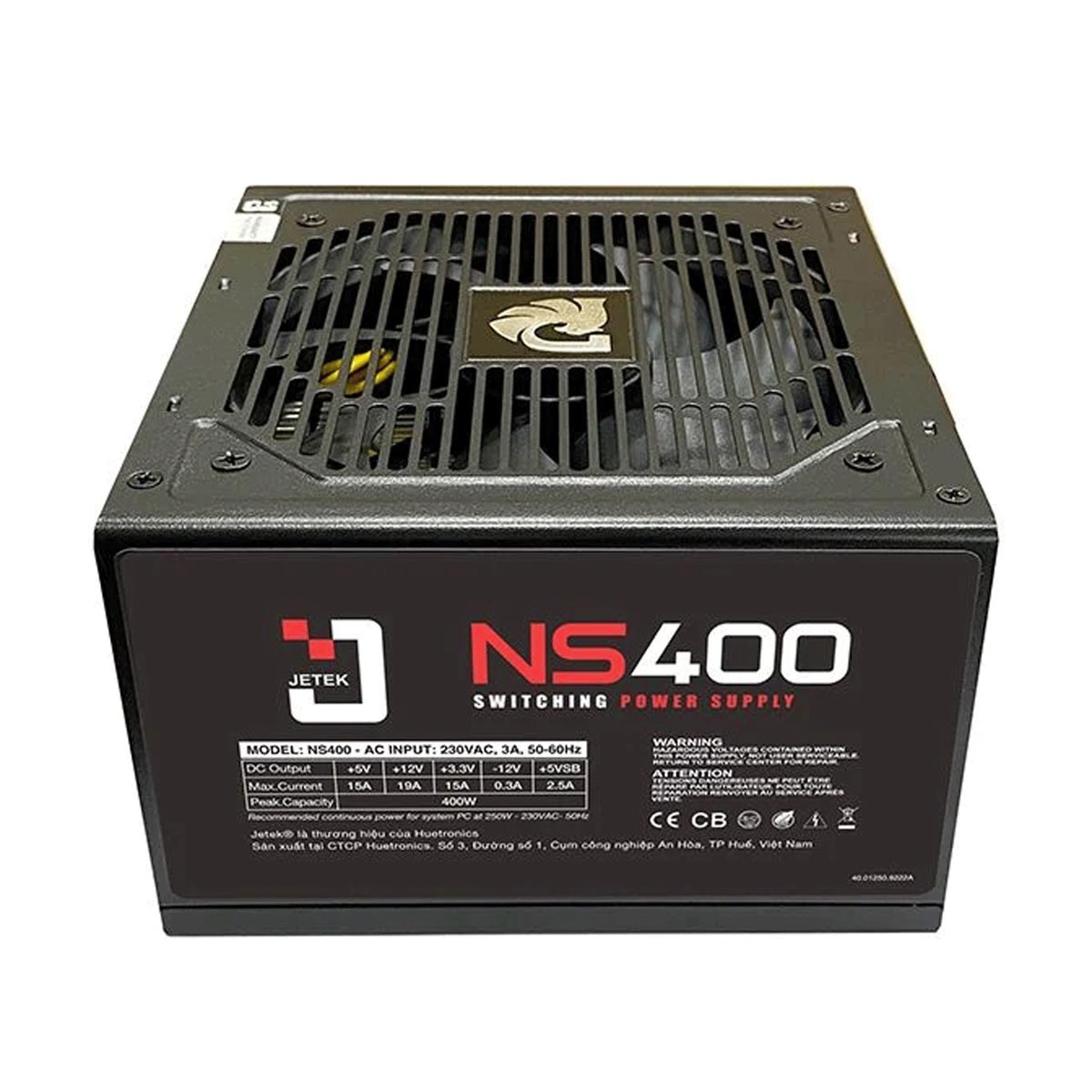 Nguồn Máy Tính Jetek STAR Power NS400 400W + Dây Nguồn Máy Tính máy tính