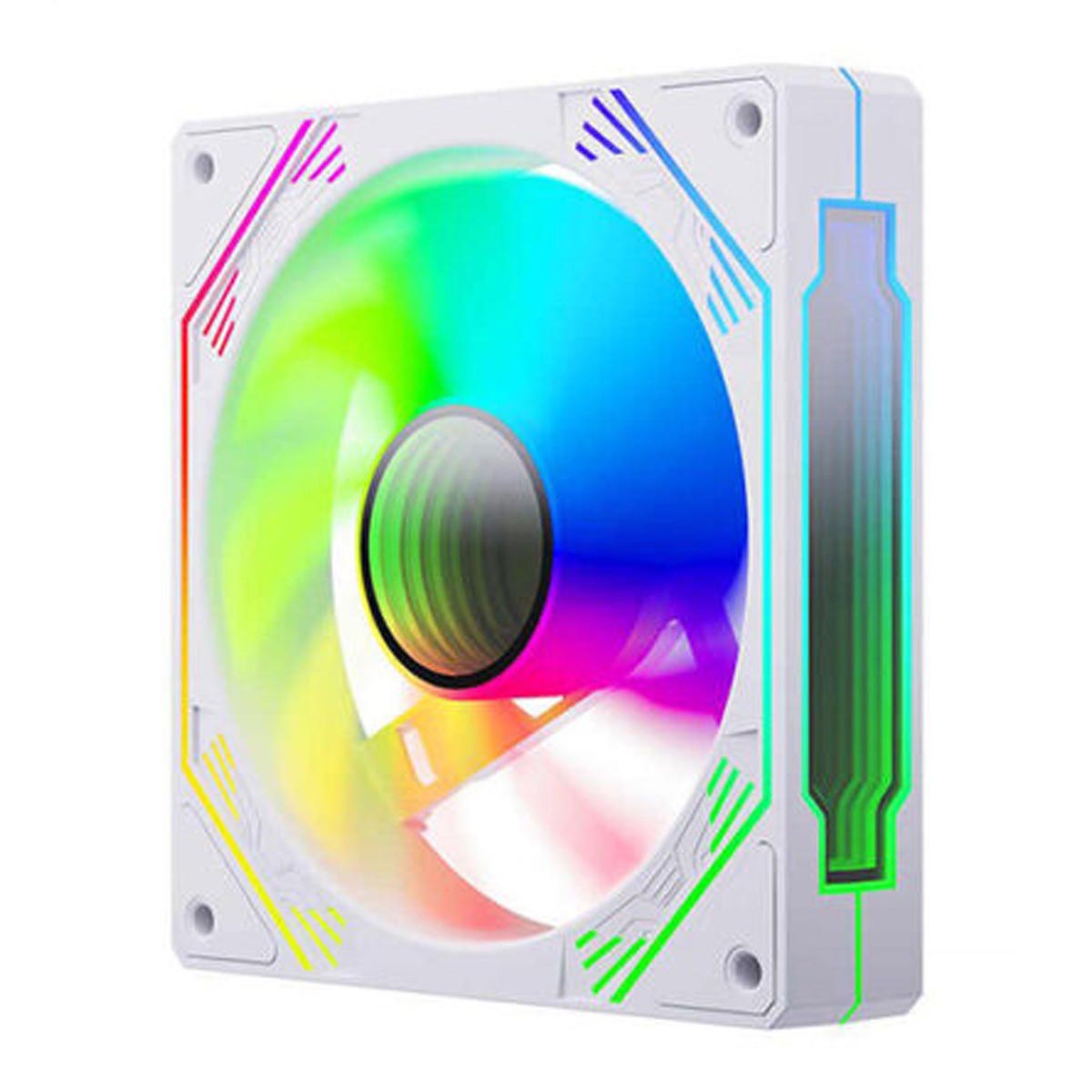 Fan Case Coolmoon F3 Pro ARGB White | Sync Main