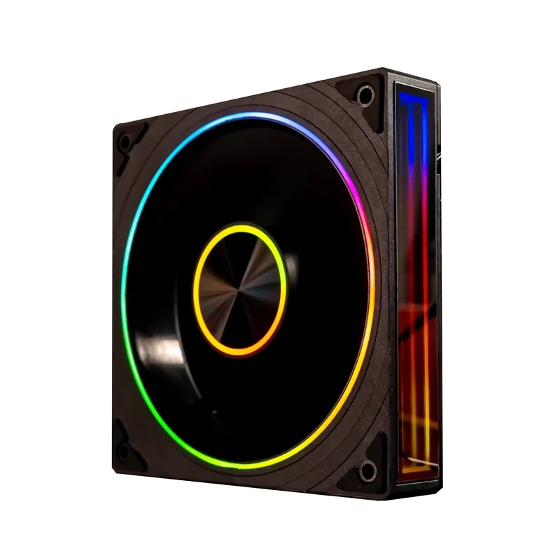 Bộ 3 fan case Leopard TransWarp ARGB - Black | Gió ngược