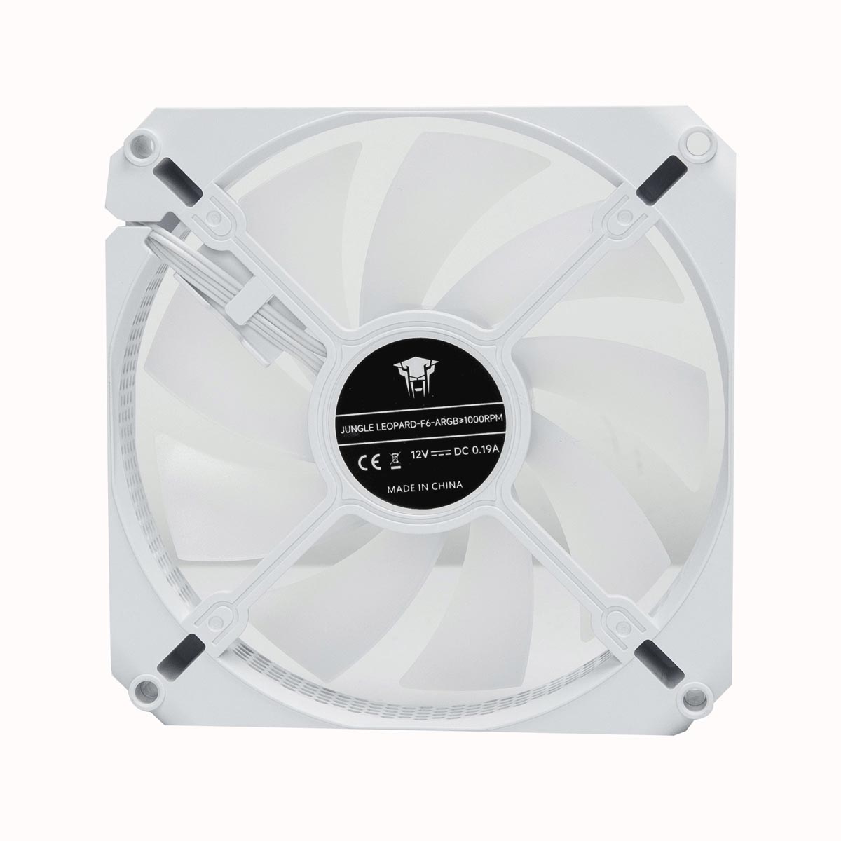 Fan Case Leopard F6 RGB - White (Cần HUB)