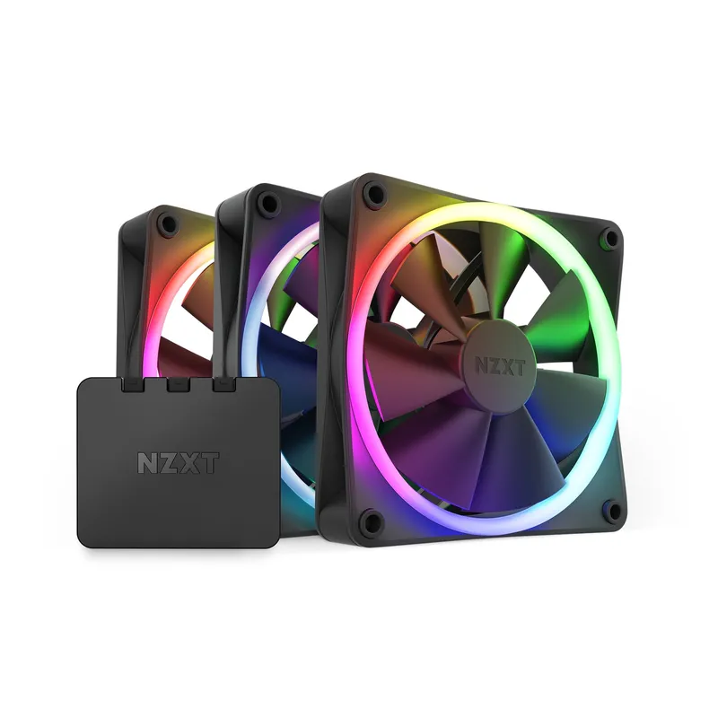 Fan Case NZXT F120 RGB Core Triple Pack - Trắng | RGB, Kit 3 fan, kèm HUB