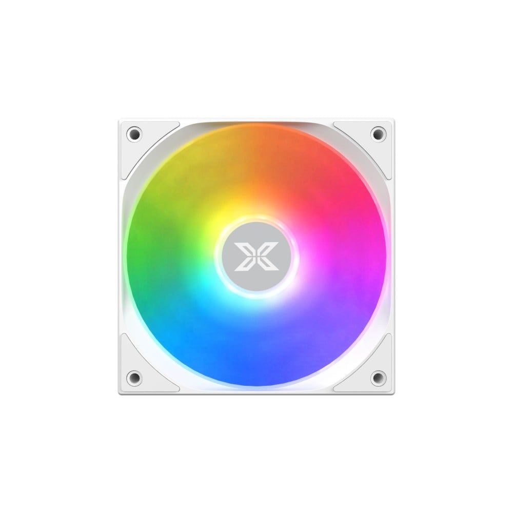 Fan Case Xigmatek StarZ Artic - Trắng | ARGB, kit 3 fan 120mm