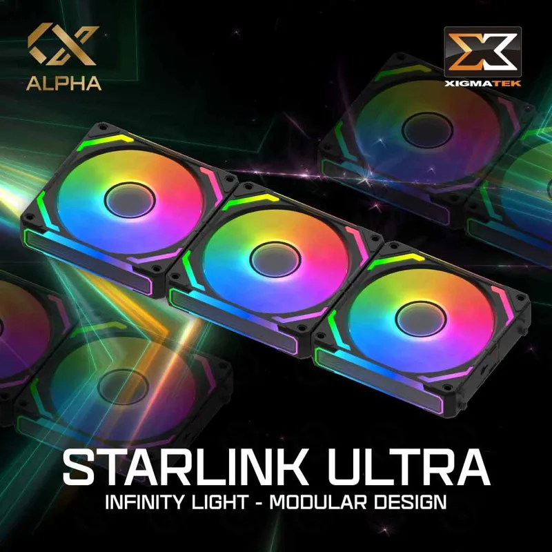 Fan Case Xigmatek Starlink Ultra Artic ARGB (Bộ 3 quạt)