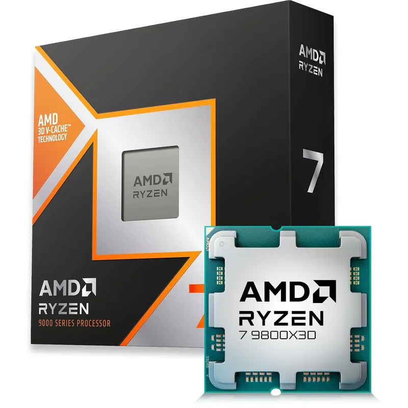 CPU AMD Ryzen 7 9800X3D (8C/16T, 4.7GHz up to 5.2GHz, 104MB)