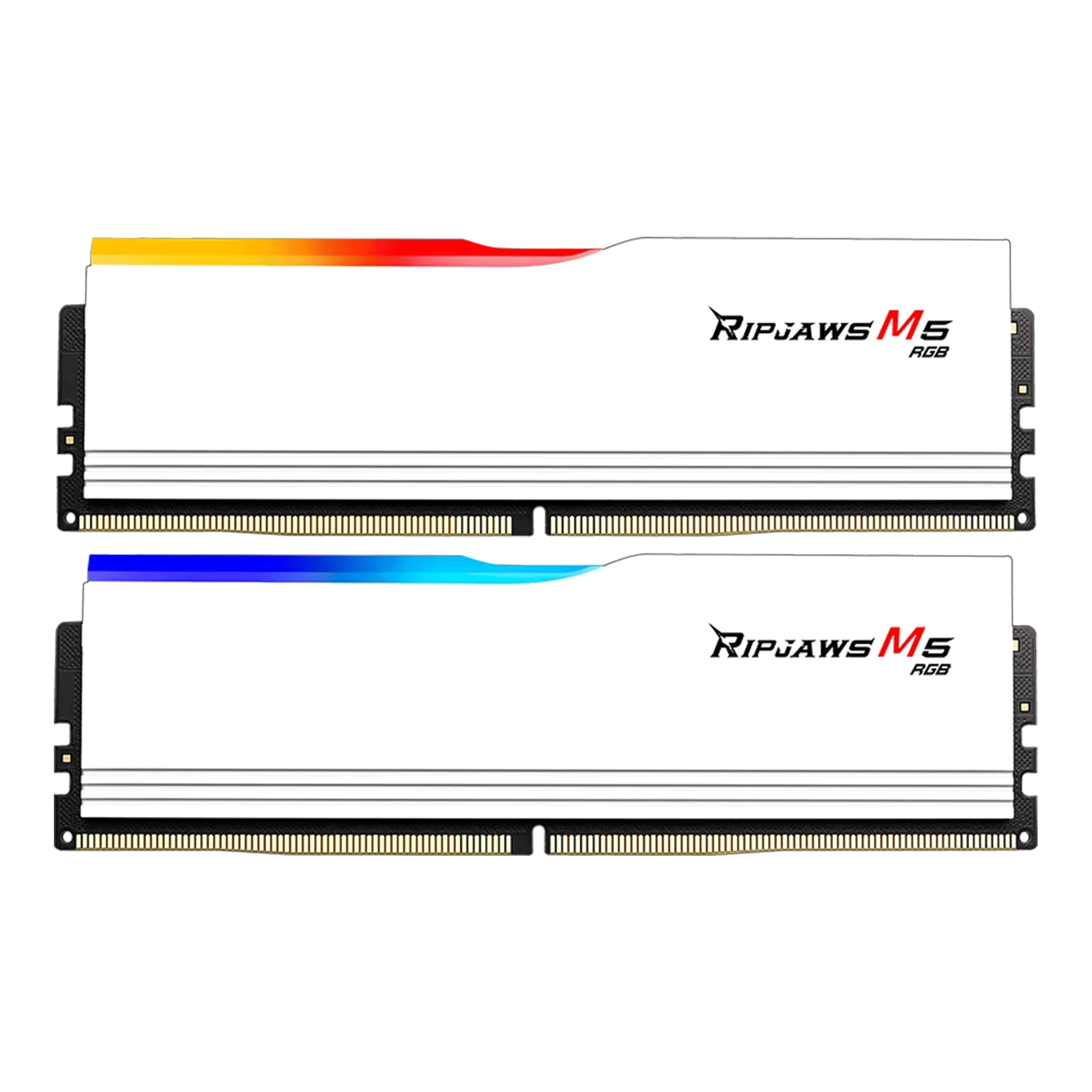 Ram GSkill Ripjaws M5 RGB White 32GB | 2x16GB, DDR5, 5200MHz (F5-5200J4040A16GX2-RM5RW)