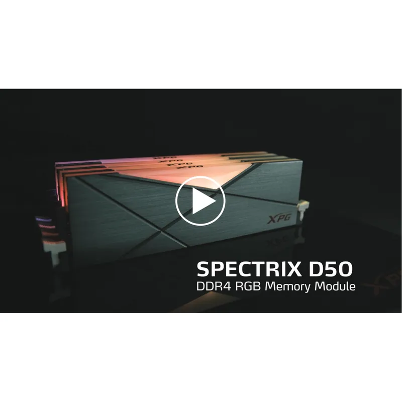 Ram DDR4 Adata 8GB 3200Mhz XPG Spectrix D50 RGB (AX4U320038G16A-ST50)