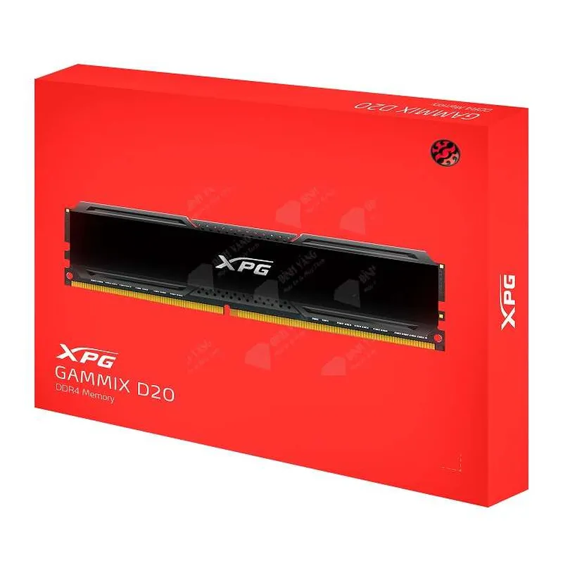 Ram DDR4 Adata 8G/3200 XPG Gammix D20 Black (1x 8GB) (AX4U32008G16A-CBK20)