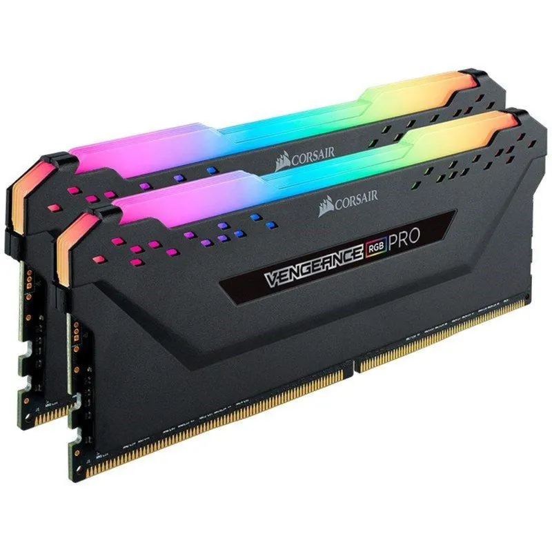Ram Corsair Vengeance RGB Pro Black 32GB DDR4 3000MHz | 2x16GB (CMW32GX4M2D3000C16)