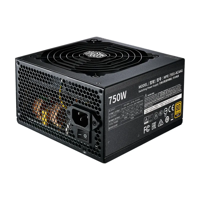 Nguồn Máy Tính Cũ Cooler Master MWE 750 V2 80 Plus Gold