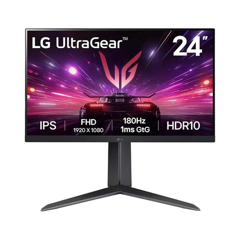 Màn Hình Máy Tính Gaming LG 24GS65F-B.ATV | 24.8 inch, Full HD, IPS, 180Hz, 1ms, chân xoay