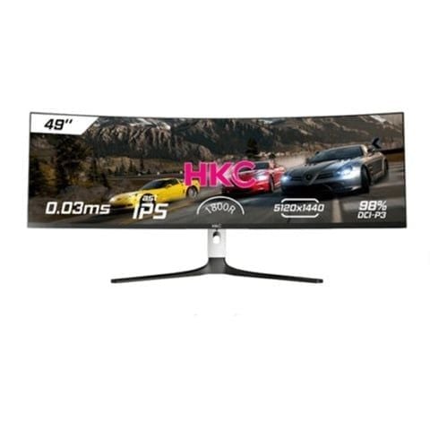 Màn Hình Máy Tính Gaming HKC GS49UK | 49 inch, DQHD, OLED, 240Hz, 0.03ms, cong, Type C 90w