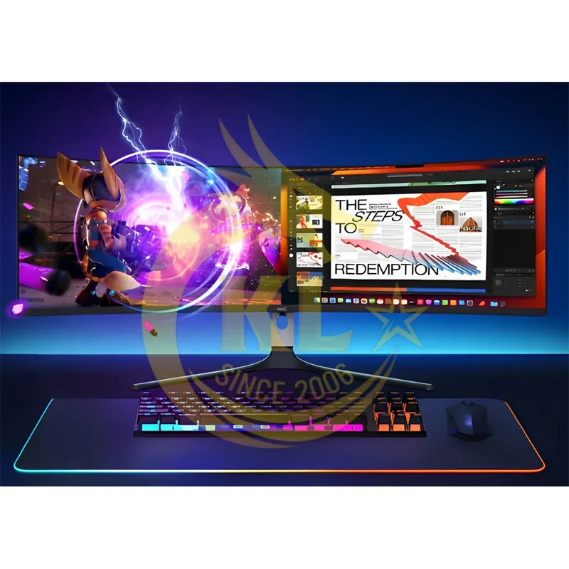 Màn Hình Máy Tính Gaming HKC GS49UK | 49 inch, DQHD, OLED, 240Hz, 0.03ms, cong, Type C 90w