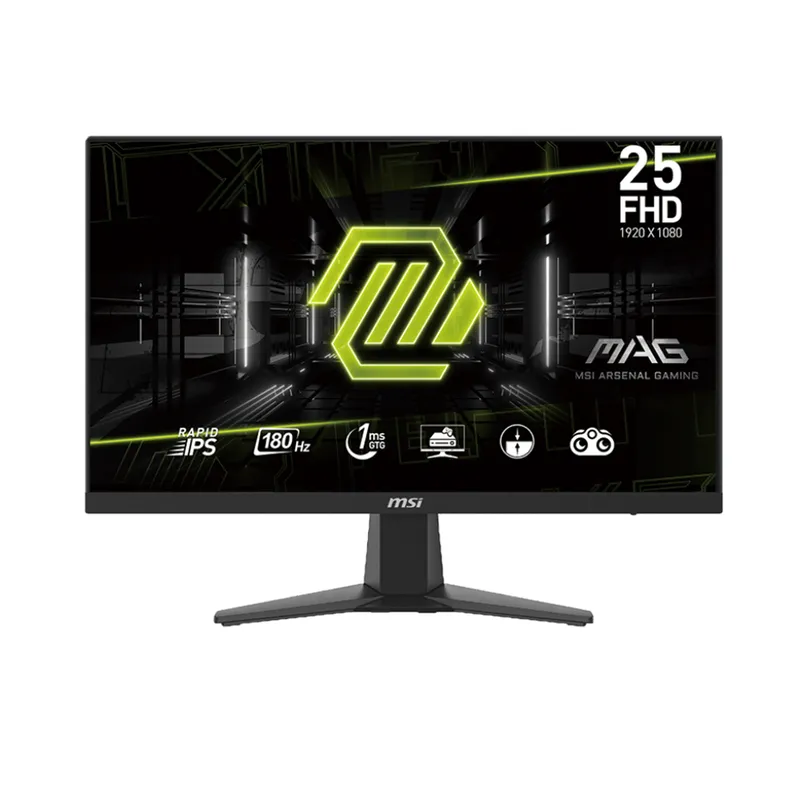 Màn Hình Máy Tính Gaming MSI MAG G256F | 24.5 inch, Full HD, IPS, 180Hz, 1ms, phẳng