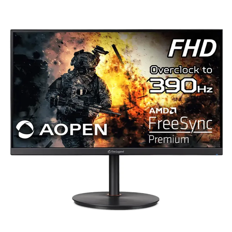 Màn Hình Máy Tính Gaming ACER Aopen Fire Legend 25XV2Q | 24.5 inch, Full HD, IPS, 390Hz, 1ms, phẳng