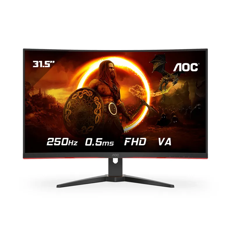 Màn Hình Máy Tính AOC C32G2ZE2/74 | 32 inch, Full HD, cong, 0.5ms, 250Hz