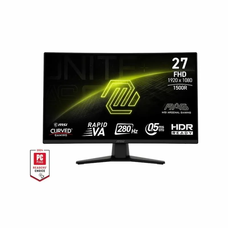 Màn Hình Máy Tính gaming MSI MAG 276CXF | 27 inch, FHD, Rapid VA, 280Hz, 0.5ms, cong