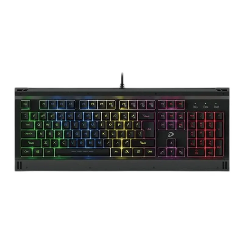 Bàn phím DareU LK145 Led Rainbow Gaming (Đen)