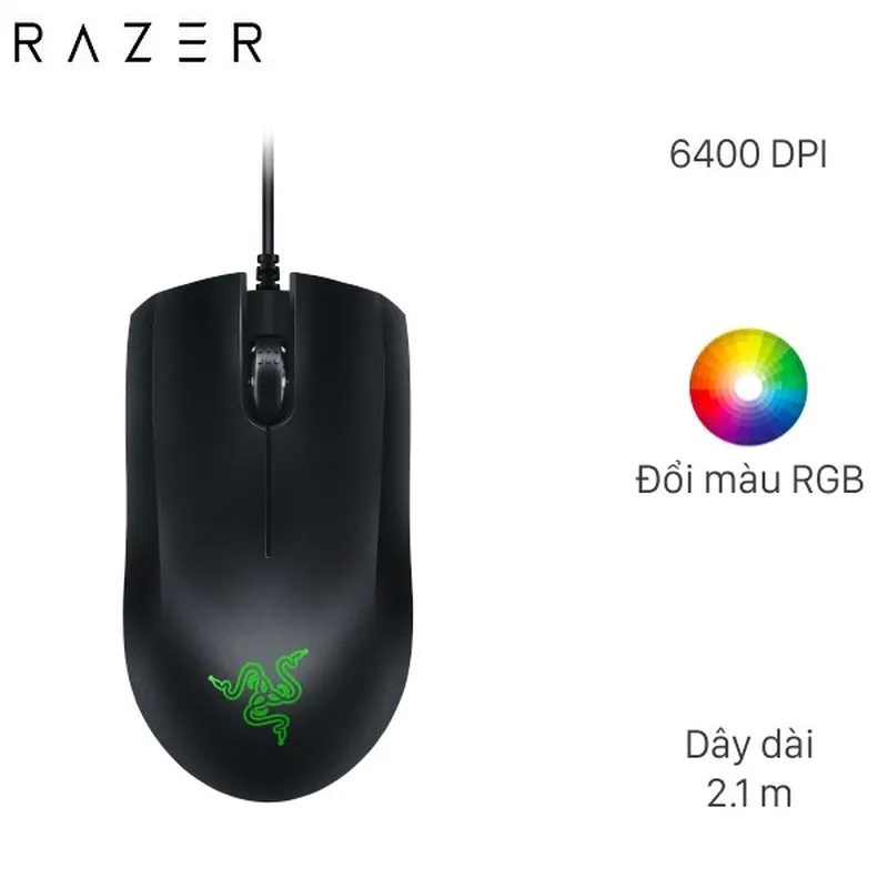 Chuột Razer Abyssus Lite & Lót Chuột Razer Goliathus Construct Edition